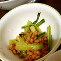 shizuとreo's cooksnap of when they made 簡単5分で！チンゲン菜と納豆の中華炒め.