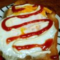 かつみmama's cooksnap of when they made 目玉焼き✿トースト.