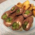 まいまいはっち's cooksnap of when they made 菜の花とエリンギの牛肉ロール.