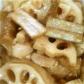 こめひと's cooksnap of when they made 根菜と鶏肉のねぎ黒酢味噌煮.