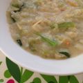 朝顔夕顔☆'s cooksnap of when they made 白味噌☆豆乳粥.