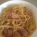みうくん's cooksnap of when they made 生クリームを使わない★カルボナーラ★.