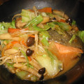 tomyan's cooksnap of when they made 鮭のちゃんちゃん焼き.