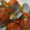 Galão's cooksnap of when they made アサリとミニトマトの酒蒸し.