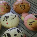 ちさぷー's cooksnap of when they made メロンパンナとドキンちゃんのパン.