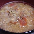 毎日不器用's cooksnap of when they made コショウが合う〜！もやし＆トマトの味噌汁.