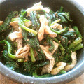 ハミド's cooksnap of when they made ほうれん草と油揚げの胡麻ゴマ和え.