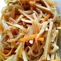 ママの小さなオフィス's cooksnap of when they made 塩麹の牛蒡と人参と蒟蒻のきんぴら.