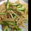 みわりーん's cooksnap of when they made アスパラとじゃがいものあっさりきんぴら.