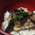 yoshie999's cooksnap of when they made さば缶で❀麻婆なす風？！丼.