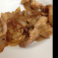 まゆぽん１号's cooksnap of when they made 豚バラ肉と玉ねぎのしょうが焼き☆.