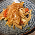 yummy?'s cooksnap of when they made 大根の皮と人参のきんぴら.