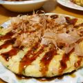 もこりこ's cooksnap of when they made 節約おつまみ♪天ぷら粉☆豆腐のお好み焼き.