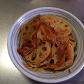 ファルファルファル's cooksnap of when they made れんこんのきんぴら.