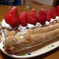 きゅきゅっ〜と's cooksnap of when they made 本命くん♡サックサク生地のロールケーキ♡.
