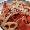 らびpon's cooksnap of when they made れんこんと人参のきんぴら.
