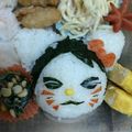 rarg's cooksnap of when they made キャラ弁♡キティ樽美酒♡.