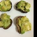 campanelra's cooksnap of when they made しいたけのアボカドグラタン.