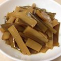 ポピー５'s cooksnap of when they made 茎わかめと筍の煮物.