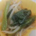 yasukova's cooksnap of when they made ほうれん草とモヤシのナムル.