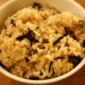 BiwacoJune's cooksnap of when they made 健康美食：ひじきとショウガの炊き込みご飯.