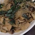 yukikamam's cooksnap of when they made ニラと油揚げと春雨の中華煮♡.