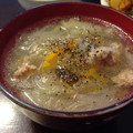 YuToJun's cooksnap of when they made 簡単!!しいたけとひき肉のはるさめスープ.