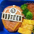 いまっちママ's cooksnap of when they made キャラ弁トッキュウジャー トッキュウ１号.