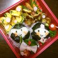 みきすけブッヒィー☆'s cooksnap of when they made ひな祭りキャラ弁＊まんまるおひな様.