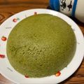 め目め's cooksnap of when they made レンジ3分♪抹茶の米粉蒸しパン.
