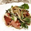 ＊ai＊'s cooksnap of when they made ✿タコと舞茸のパクチー炒め✿.