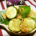 Satoco❋'s cooksnap of when they made ★ピリ辛きゅうり超簡単★.