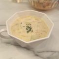 komugiko4's cooksnap of when they made ☆きゃべつとベーコンのミルクスープ☆.