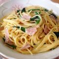 rubirubita's cooksnap of when they made 簡単！クリームパスタ♡.