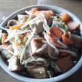 ornitier's cooksnap of when they made 厚揚げとキノコの炒めもの.