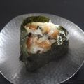スタイリッシュママ's cooksnap of when they made チーズと梅干しと塩昆布のお結び.