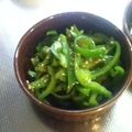 shigino's cooksnap of when they made お弁当に♪ピーマンのオイスターソース炒め.