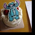 しなもん海星's cooksnap of when they made スティッチキャラケーキ♪♪.