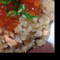 vivi_090's cooksnap of when they made 土鍋で秋だよ!!鮭ときのこの炊き込みご飯.
