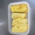 ornitier's cooksnap of when they made お弁当お野菜卵シリーズ☆かぼちゃ玉子焼き.