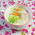 ｍａｒｉ♪'s cooksnap of when they made 鷄とキャベツの味噌豆乳スープ.