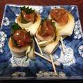 ももいろふらみんご's cooksnap of when they made ちくわのチーズシソ巻き.