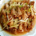  ｸﾐ's cooksnap of when they made 鶏もも蒸し焼きネギ塩だれ.