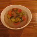 ａｋｉａｋｉ's cooksnap of when they made きゅうり寒天☆納豆のタレ使用.