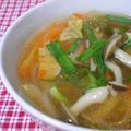にゃぁくん's cooksnap of when they made 残り物で簡単！キムチスープ.