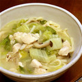 mika6_6's cooksnap of when they made 白菜ときのこと生姜のポカポカおうどん。.
