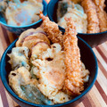 ryu☆ryu's cooksnap of when they made エビ家の定番　簡単♡エビ天丼♡.