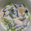 クックLY5XSG☆'s cooksnap of when they made キクラゲと小松菜の白和え　補血♪.