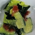 ゆま's cooksnap of when they made たたききゅうりの梅オリーブ和え.