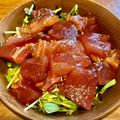 さすらい's cooksnap of when they made トロ風　鉄火丼.
